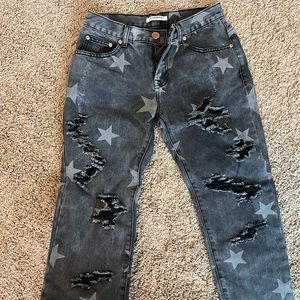 ASOS Glamorous Black Star Jeans